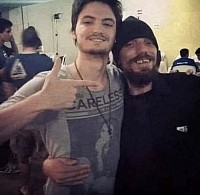 foto de felipe neto e animayeah, tirada ontem a noite.