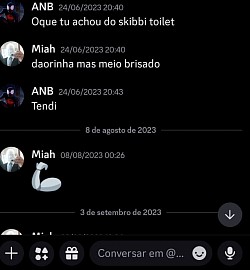 ultimas mensagens antes dele morrer preso num vaso